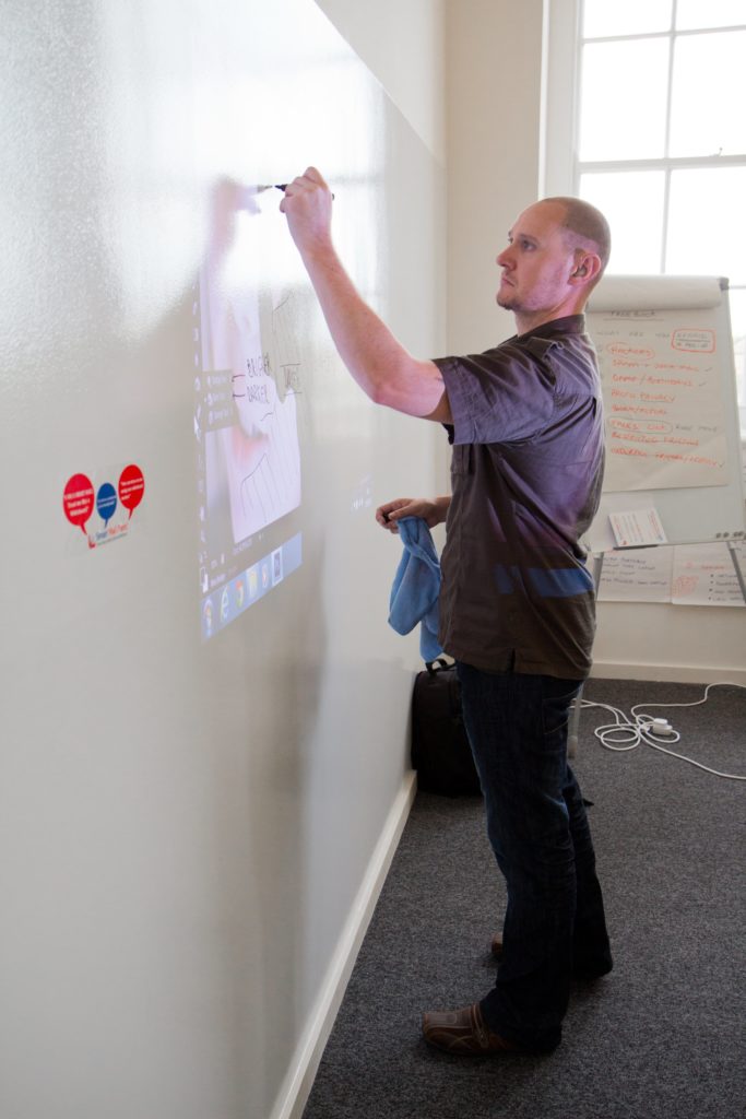 Whiteboard paint education white wall The Irish Deaf Society