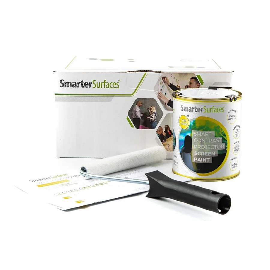 High contrast projector screen paint kit