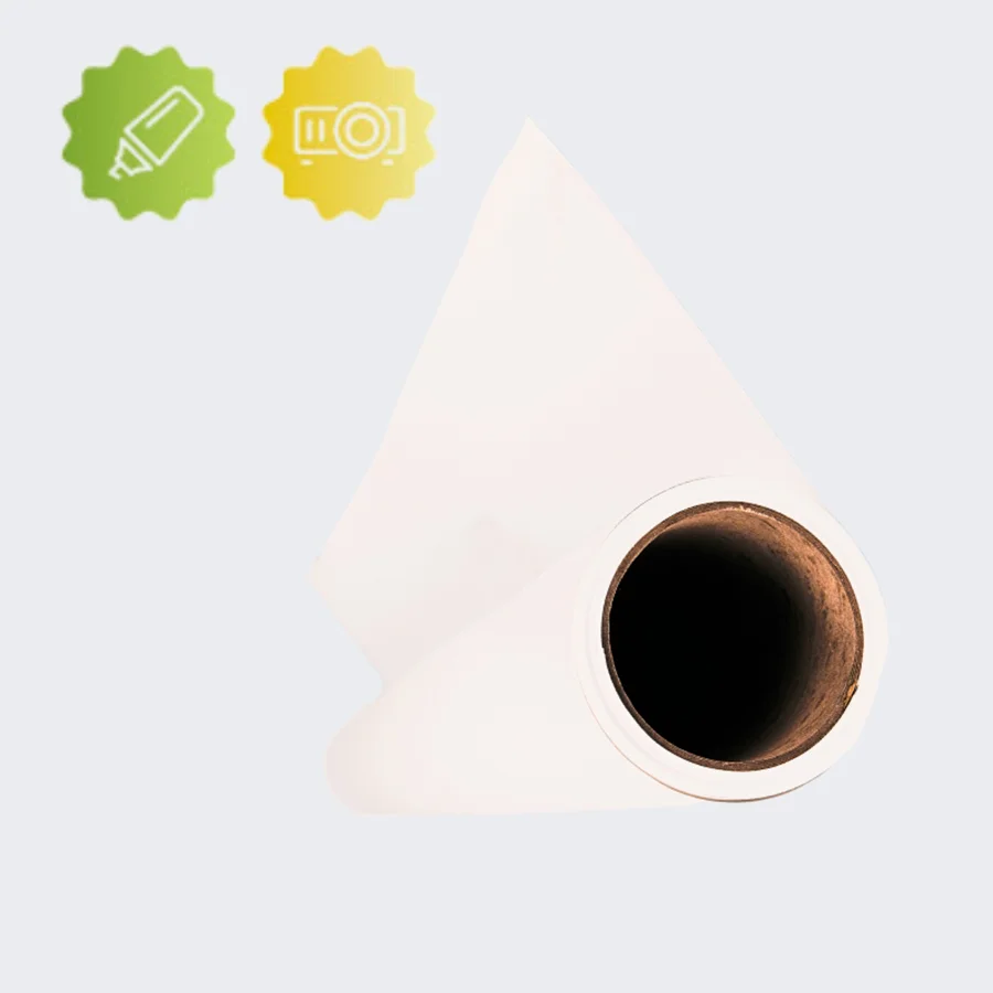 Projector whiteboard wallpaper roll